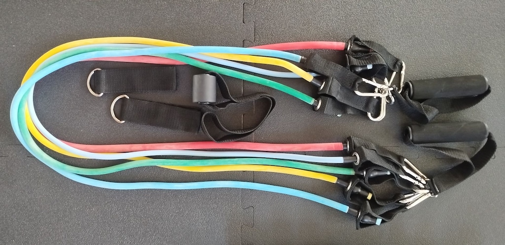 2x5 kg Dambıl + Çeşitli Spor Malzemeleri (Decathlon) - 4