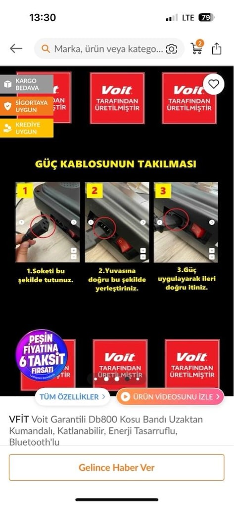 vfit Db800 Koşu bandı uzaktan kumandalı - 4