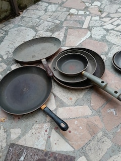 tefal marka teflon tava 5 adet +2 adet başka marka temiz ürünler - 2