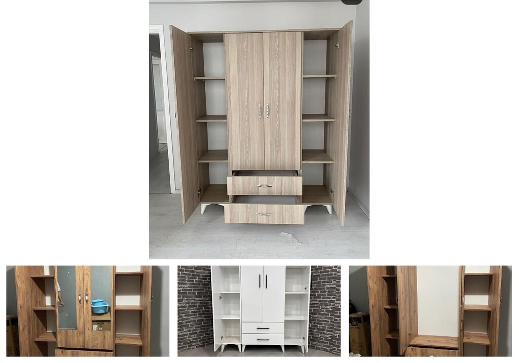 4 kapaklı elbise dolabı mqzcipjhck - 4
