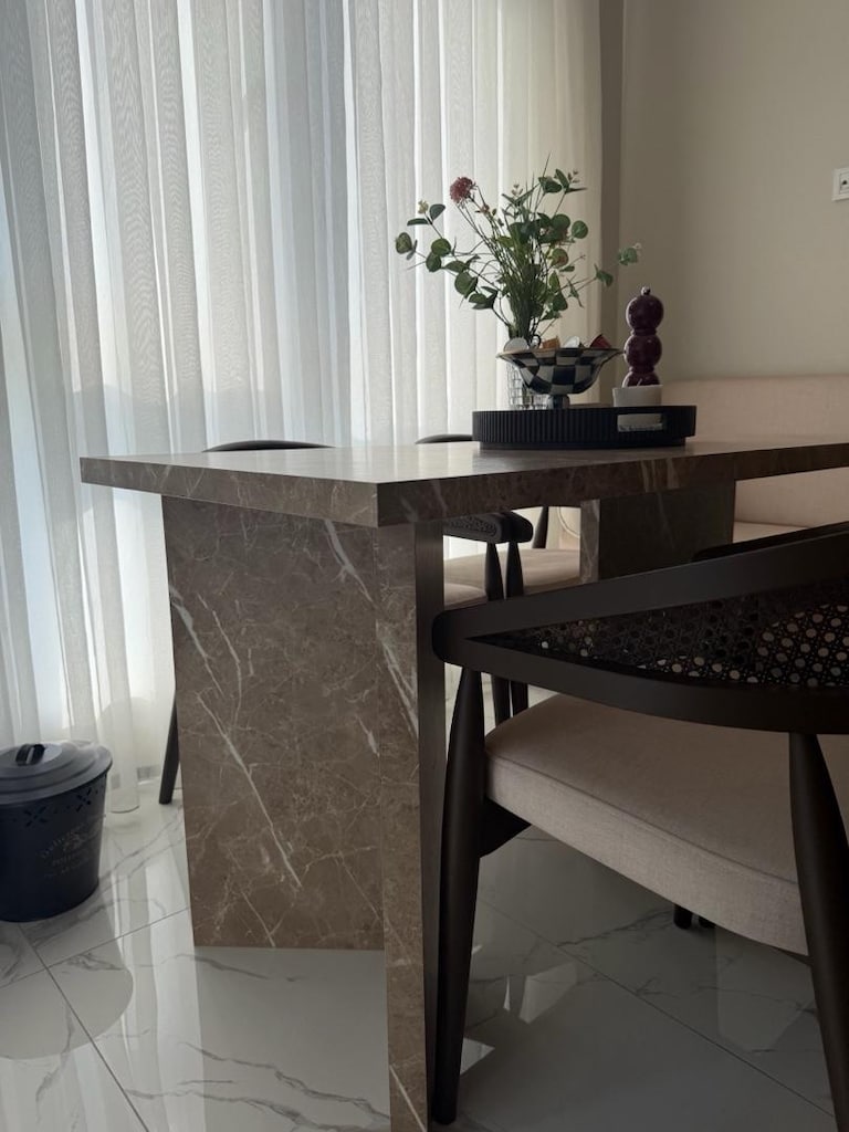 Özel Üretim Yemek Masası Takımı | 4 Sandalye + Bank Koltuk - 6