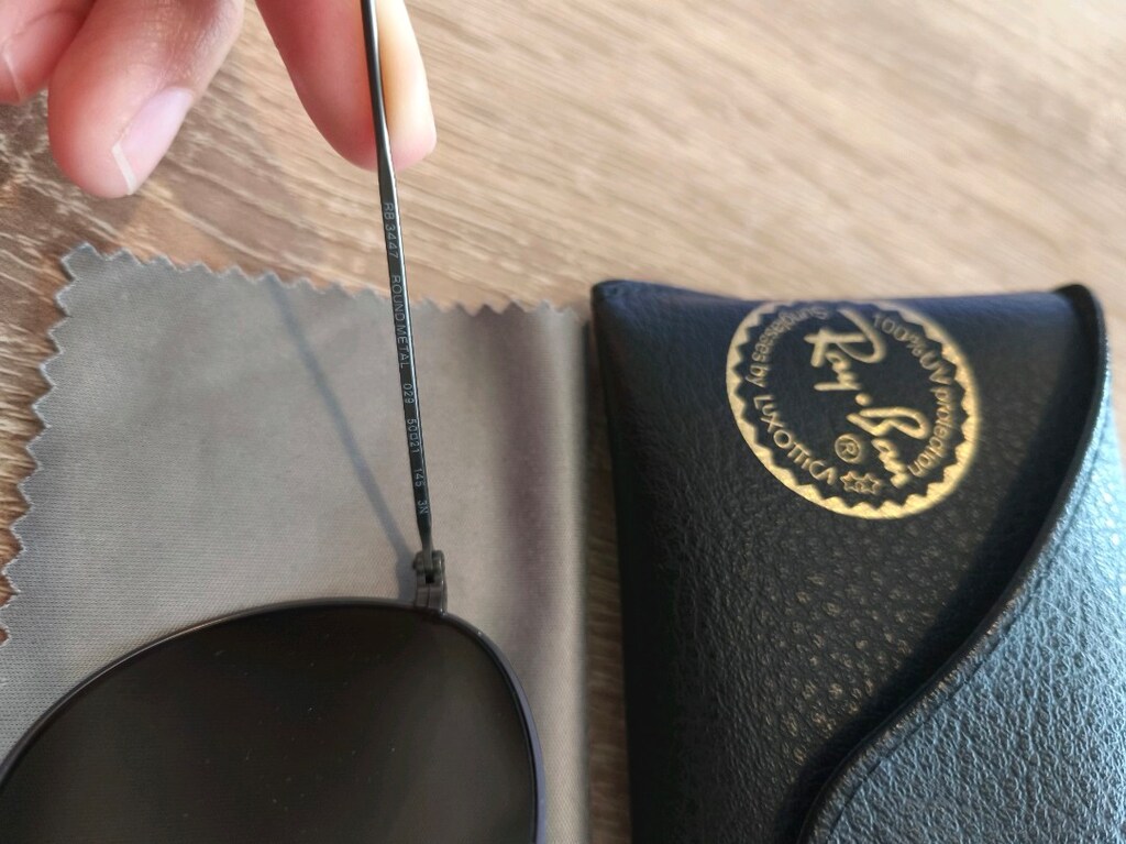 Orijinal Ray-Ban Siyah Yuvarlak Gözlük - 4