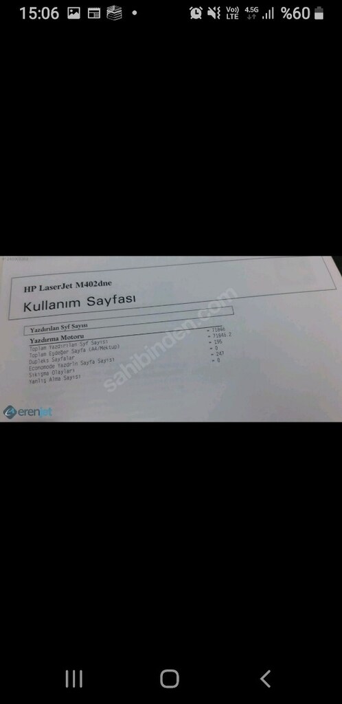 HP LAZERJET PRO M402DNE YAZICI - 6