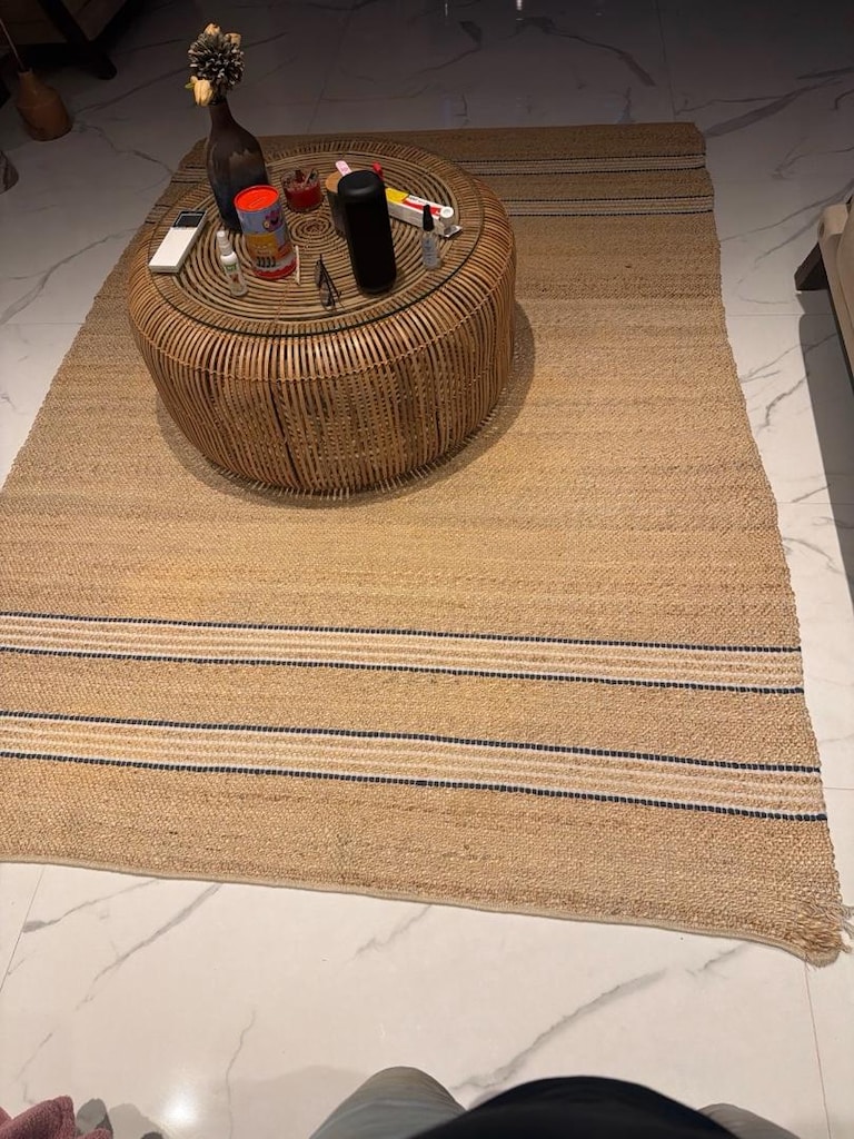 2 adet 160*240 yargıcı Orjinal jut halı - 3