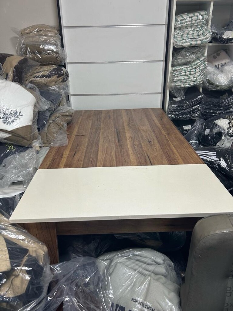 SIFIR HİÇ KULLANILMADI İKİ ADET 90x160 MASA - 4
