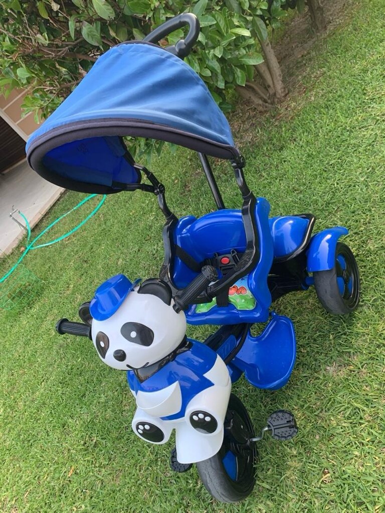 Panda Bisiklet Mavi - 4