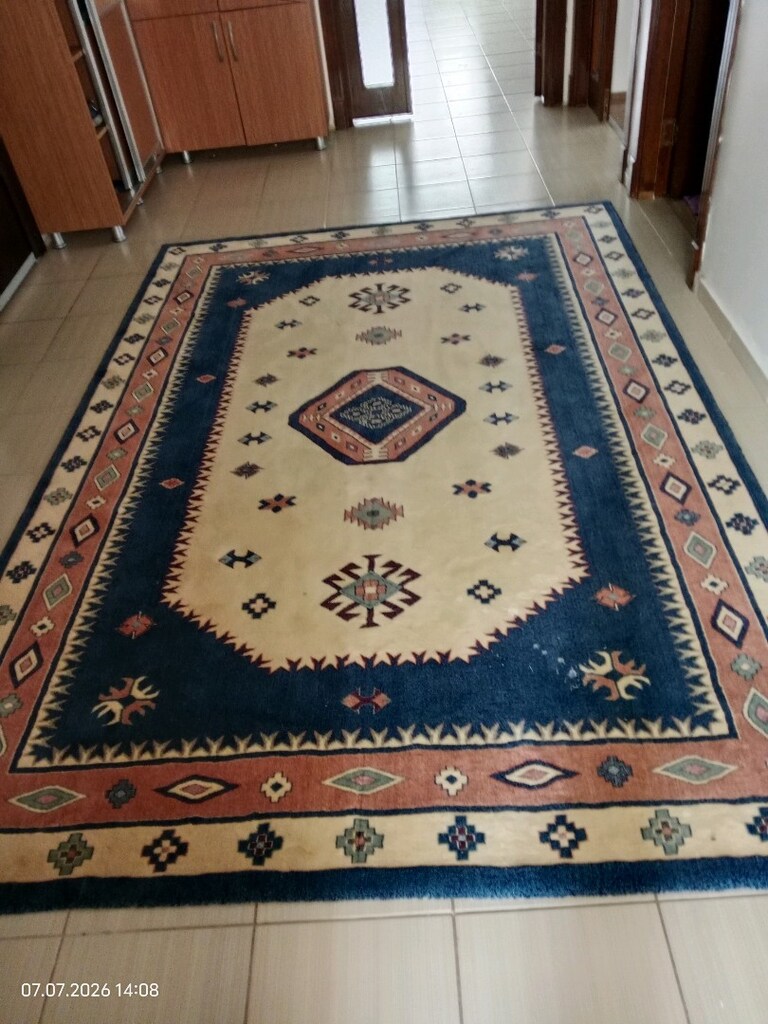 2 adet yün halı - 3