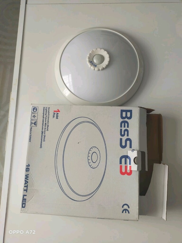 Bess Acil Kitli Sensörlü Led Lamba 360° Sensörlü Led Tavan Armatür - 9
