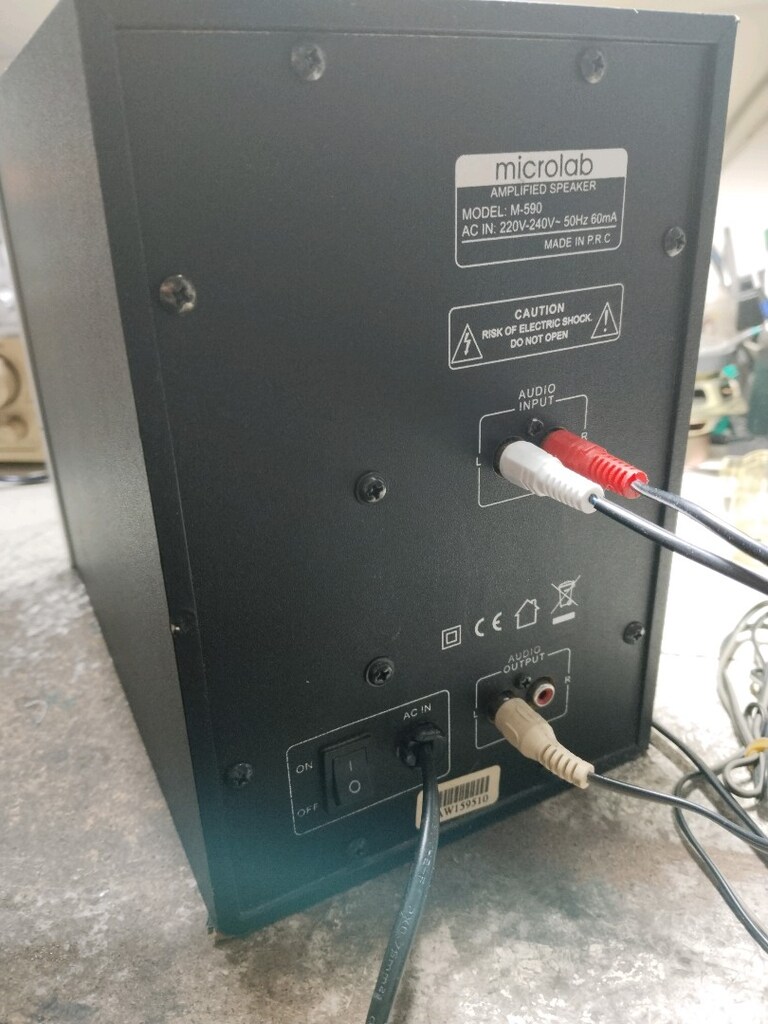 MİCROLAB - M - 590 MARKA VE MODEL NUMARALI ORJINAL 2+1 SES SİSTEMİ - 3