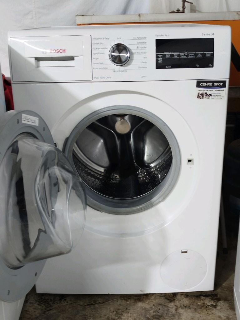 BOSCH 9 KG ÇAMAŞIR MAKİNESİ İZMİR İÇİ 3 AY GARANTİMİZ VARDIR - 3