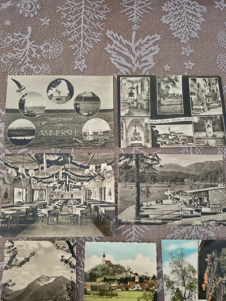 VİNTAGE 9 ADET ALMANYA KARTPOSTAL - 2