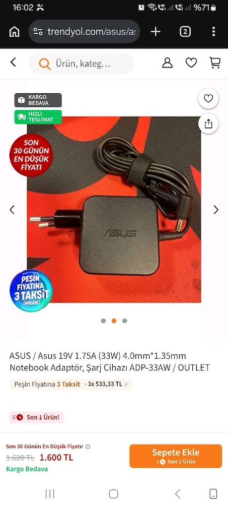 LAPTOP BATARYASI - 3