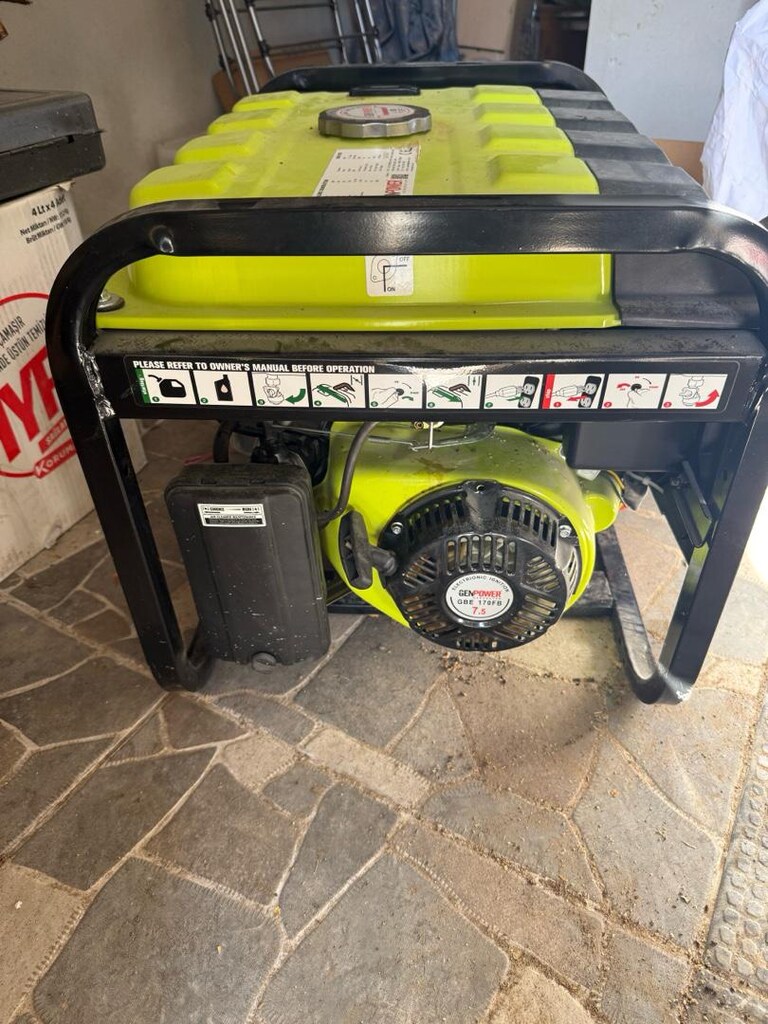 Genpower 5 kVA Benzinli İpli Marşlı Monofaze Portatif Jeneratör - 3