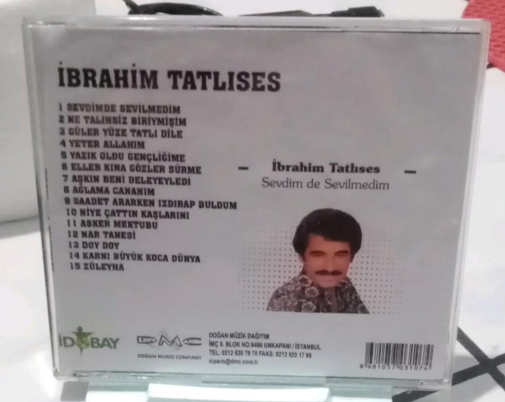 İbrahim tatlıses sevdimde sevilmedim cd - 2