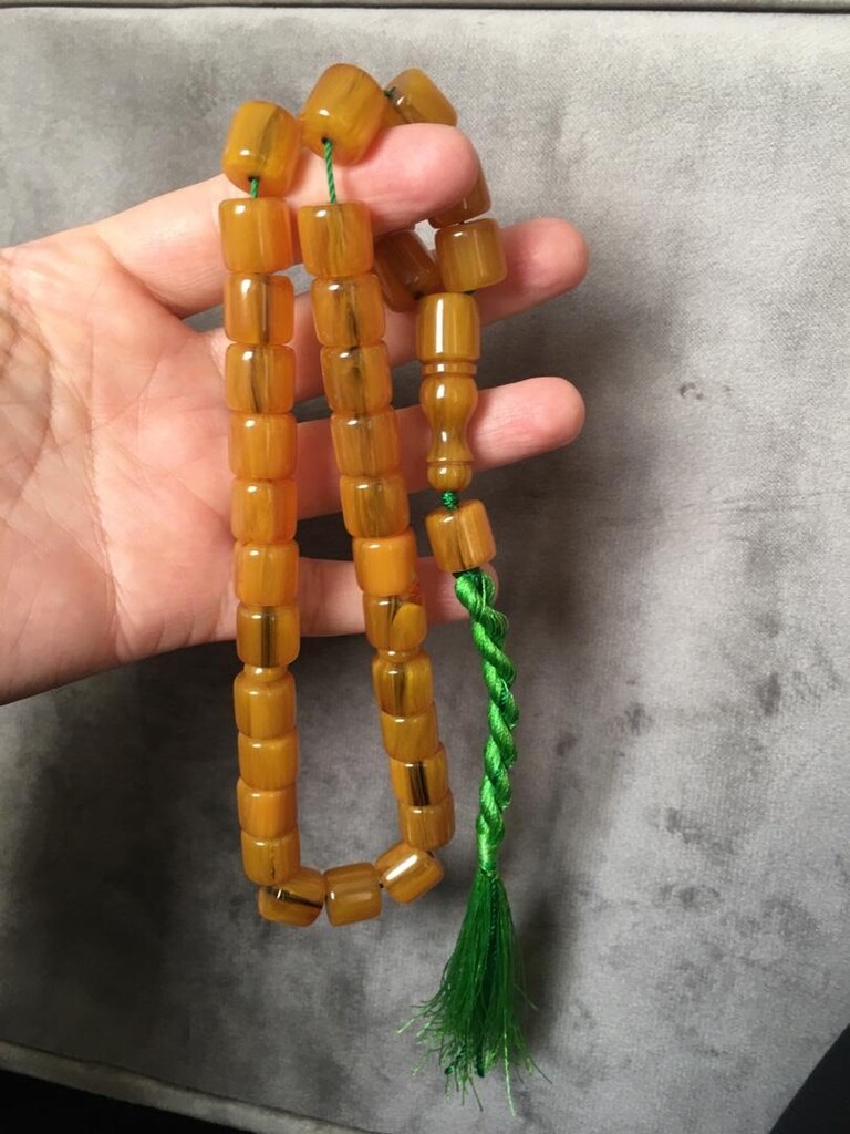 Odmanlı Benzetme Çubuk Sıkma Kehribar - 3