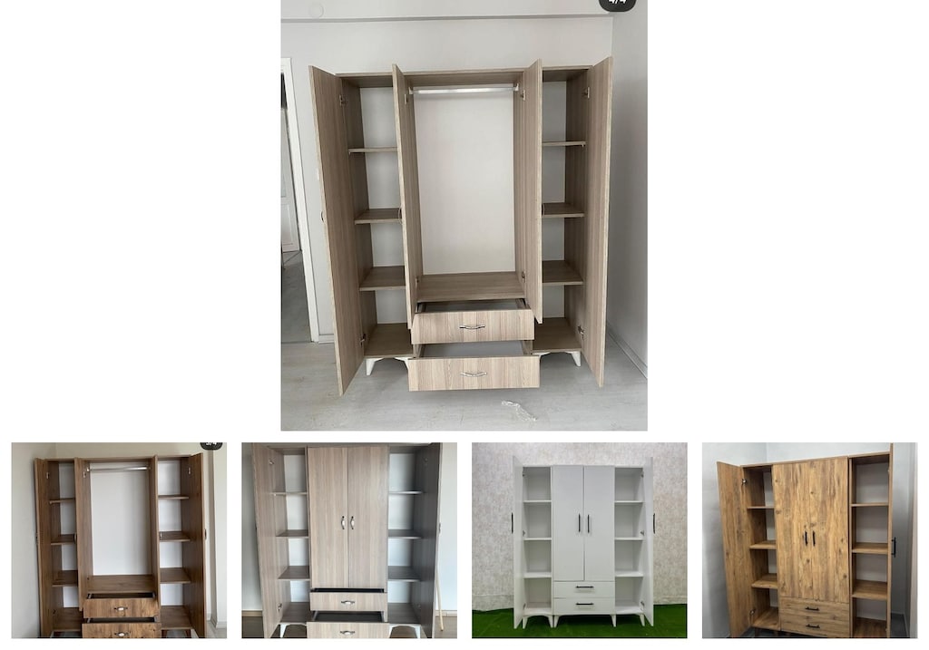 4 kapaklı elbise dolabı tewidvdmto - 2