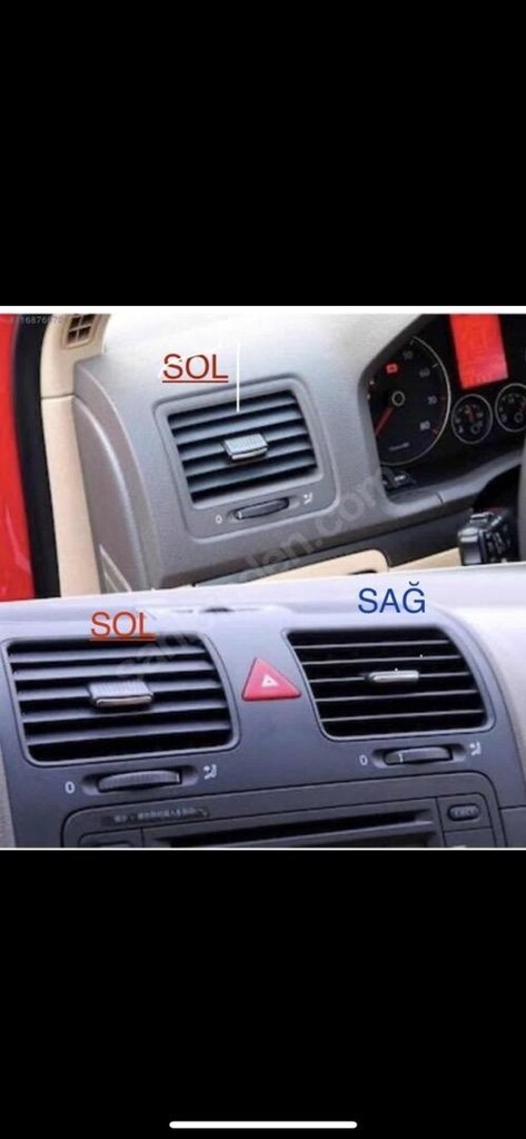 JETTA GOLF MK5 MK6 vb SAĞ HAVALANDIRMA