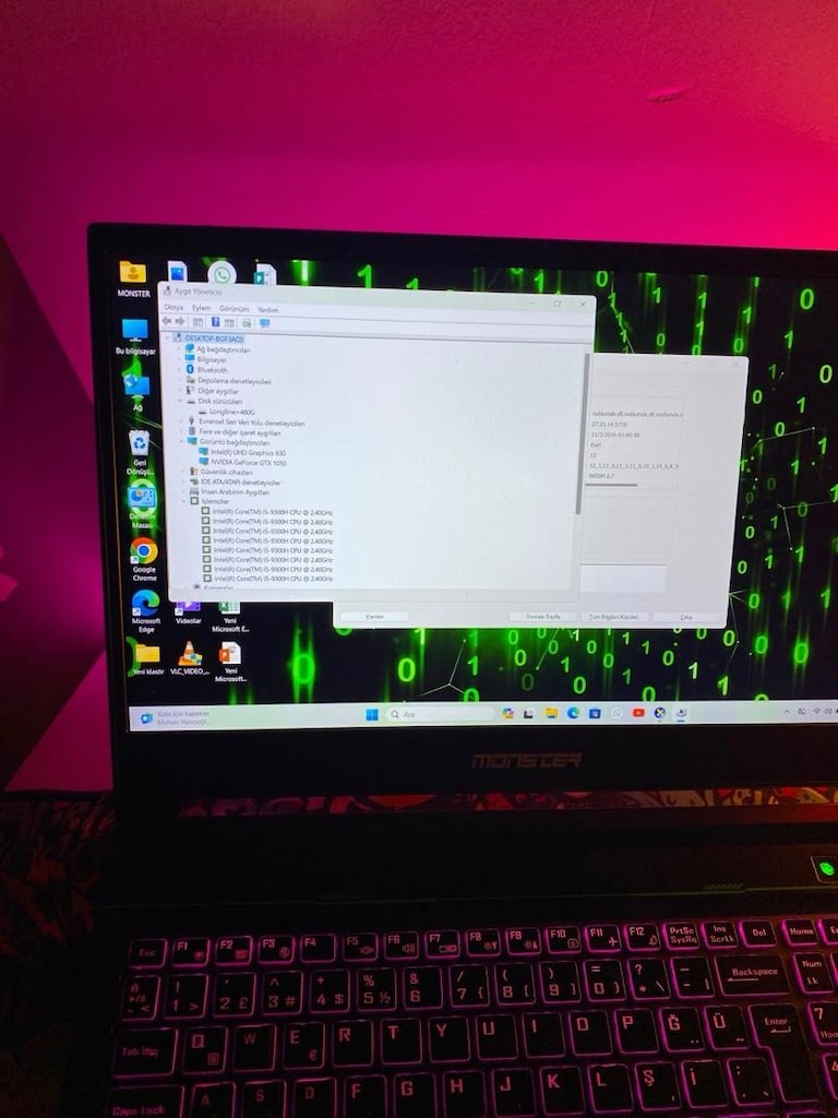 MONSTER GAMİNG OYUNCU LAPTOBU - 4