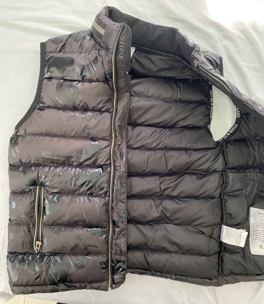 Stone Island Kamuflaj Şişme Yelek - 3