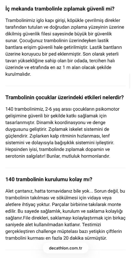 Decathlon Trambolin 140 - 5