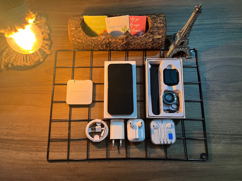 FULL AKSESUARLI İPHONE 12 BLUE - 4