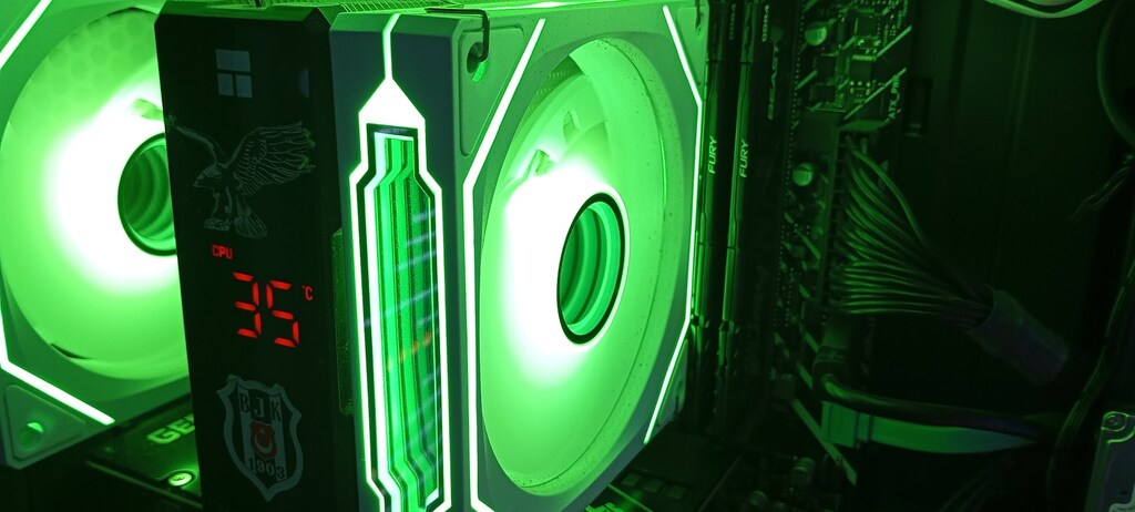 Tertemiz KINGSTON FURY BEAST 2x8=16 GB RAM 3200 Mhz CL 16 - 8