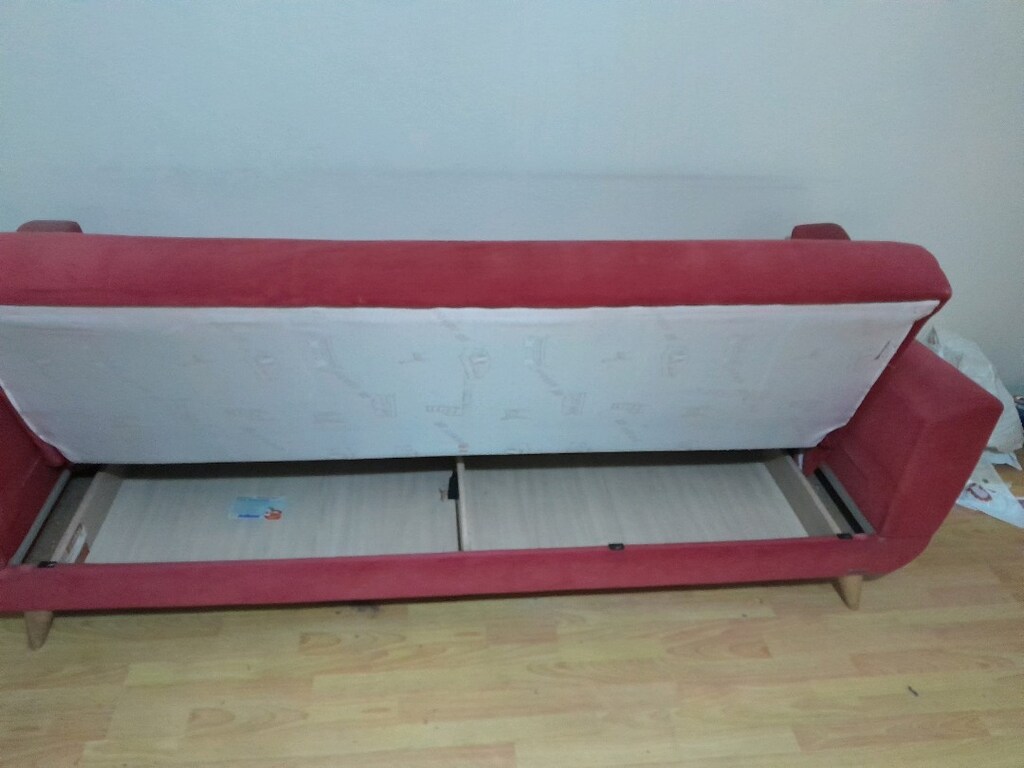 İstikbal marka çekyat Acil satılık renk vişne çürüğü - 2