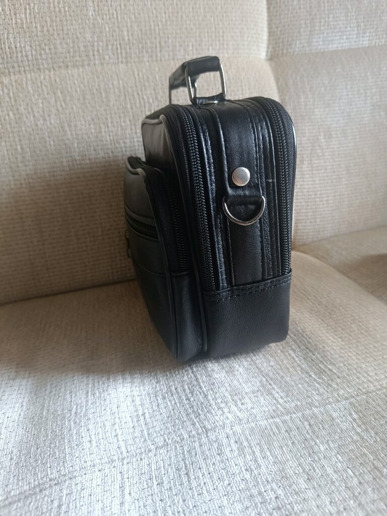 Hakiki deri Erkek el ve omuz çantası - 4