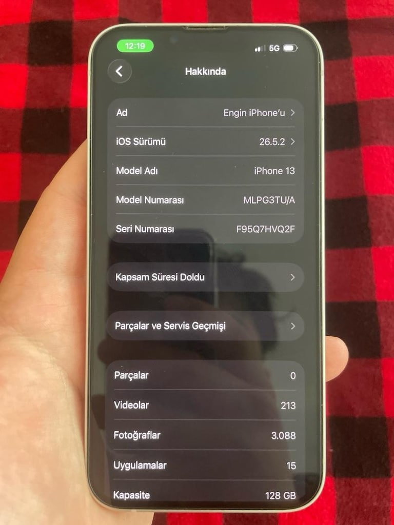 iPhone 13 değişensiz sorunsuz TR - 2