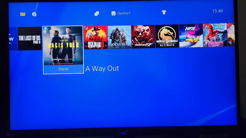 PS4 Slim 1 TB GOLD Edition, FC 27+15 Oyun, 2 Orijinal Gold Kollu - 14