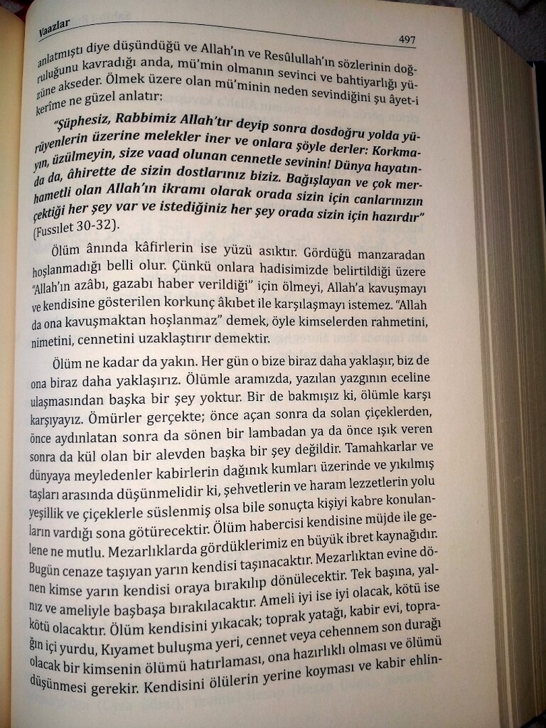 Dini kitap Sahihi Buhariden Vaazlar Hadisi şerif ler kitabı - 13