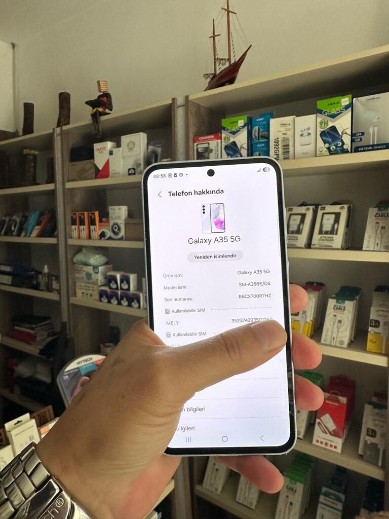 Samsung a35 5G 128/8 hatasız 11 ay tr garantili temiz cihaz - 2