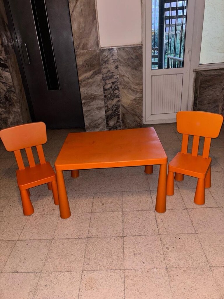 ikea mammut masa 2 sandelye - 2