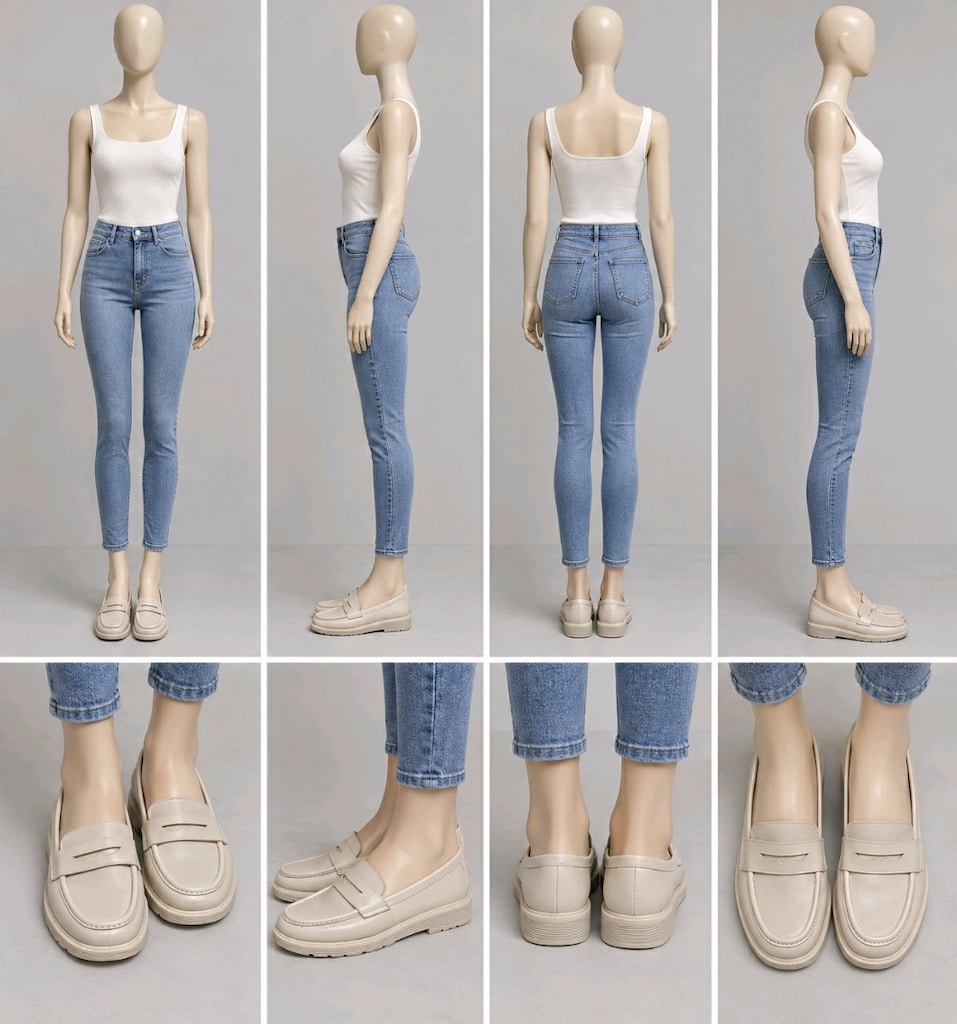 Bej Loafer Ayakkabı - 2