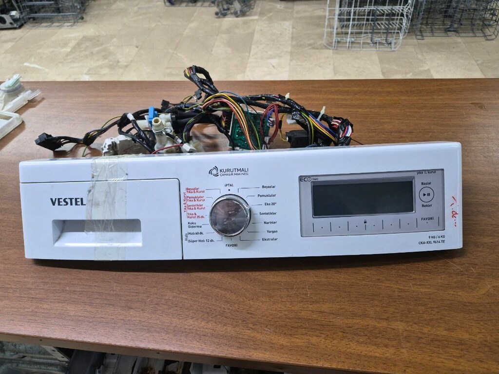 Vestel 9/6 KG CKA-XXL 9614 TE 2.el Çıkma Kablo Tesisatı dahil - 7