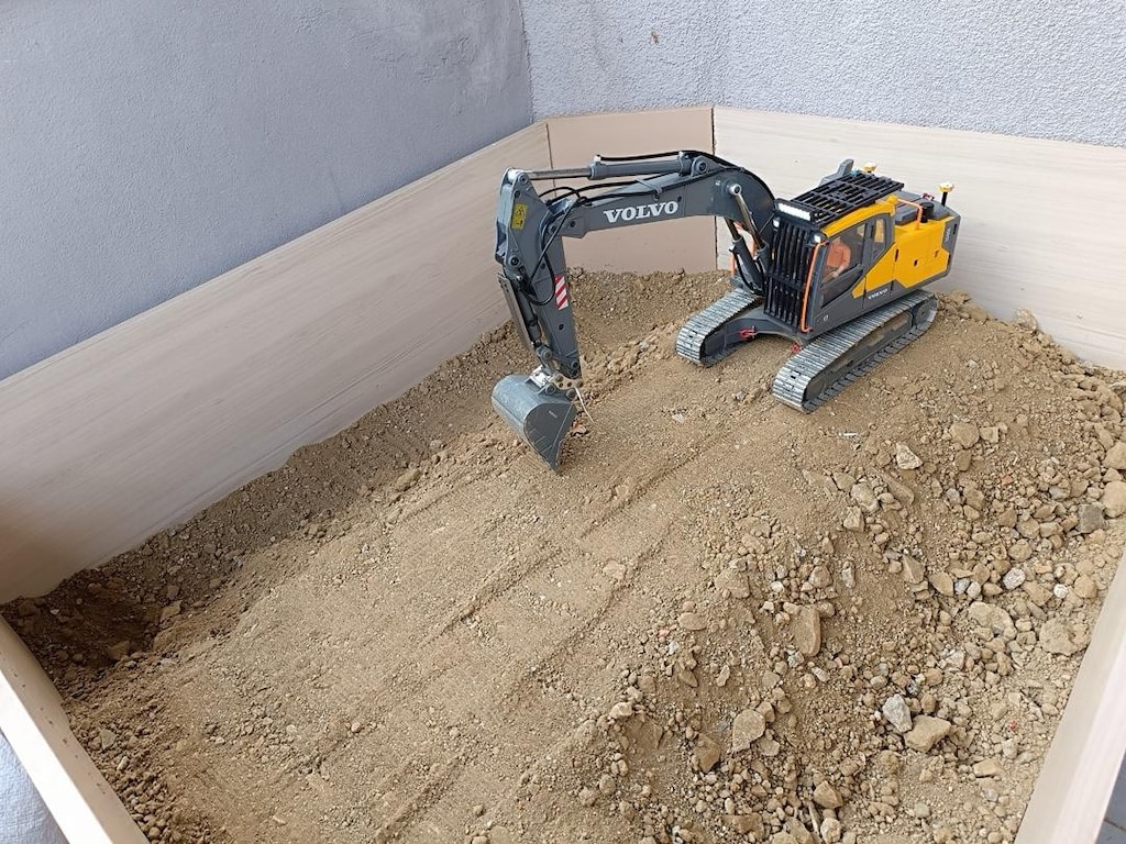 Rc Ekskavatör 1/14 Double e hoby Volvo 160e Extralı - 8
