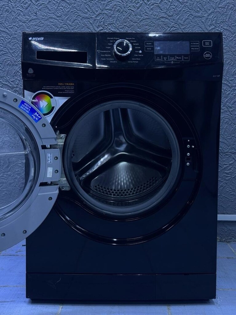 ARÇELİK 9 KG A+++ SORUNSUZ SİYAH ÇAMAŞIR MAKİNESİ - 2