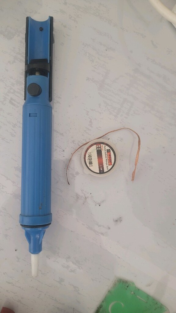 60 Watt Havya, Metal Sehpası, lehim pompası, lehim pastası, emme teli - 2