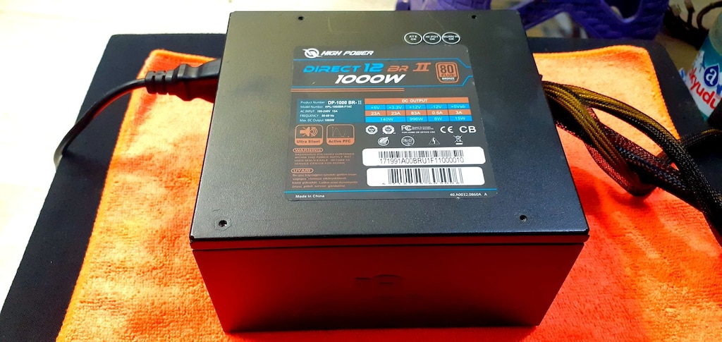 HighPower Direct 12 BR II 1000W 80+Gold POWER SUPPLY-PSU-(31) - 7