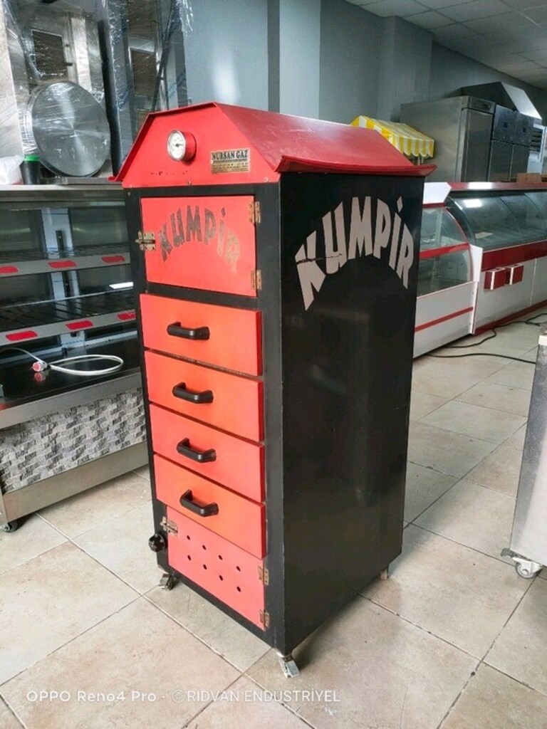 kumpir fırını tüplü ısıtmalı kumpir fırın kumpir makinesi - 2