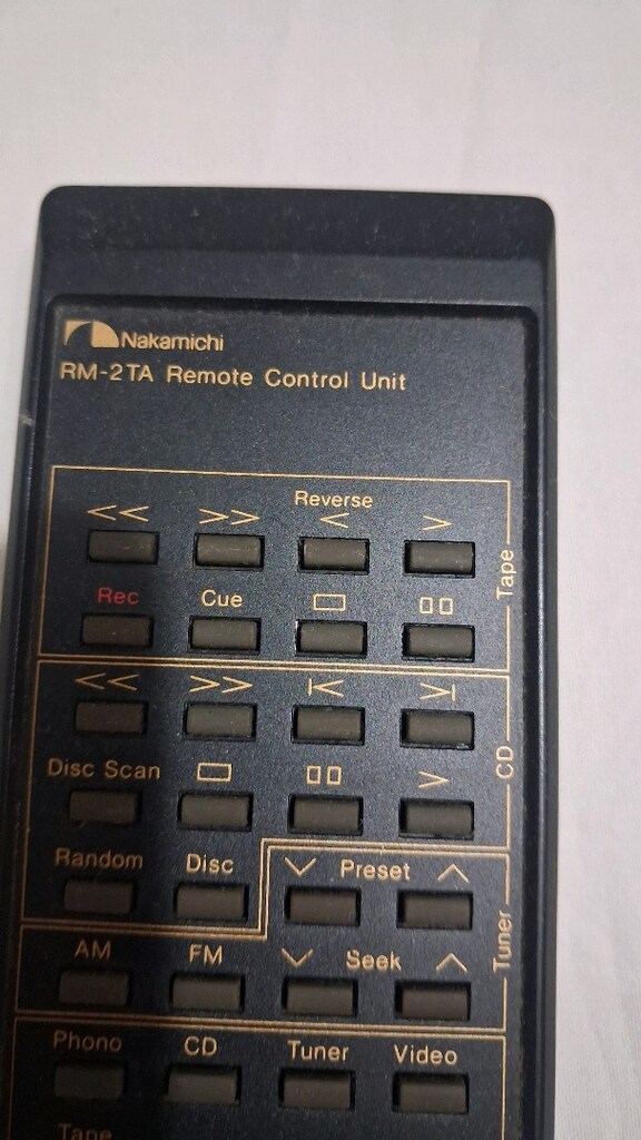 Nakamichi RM-TA KUMANDA - 2