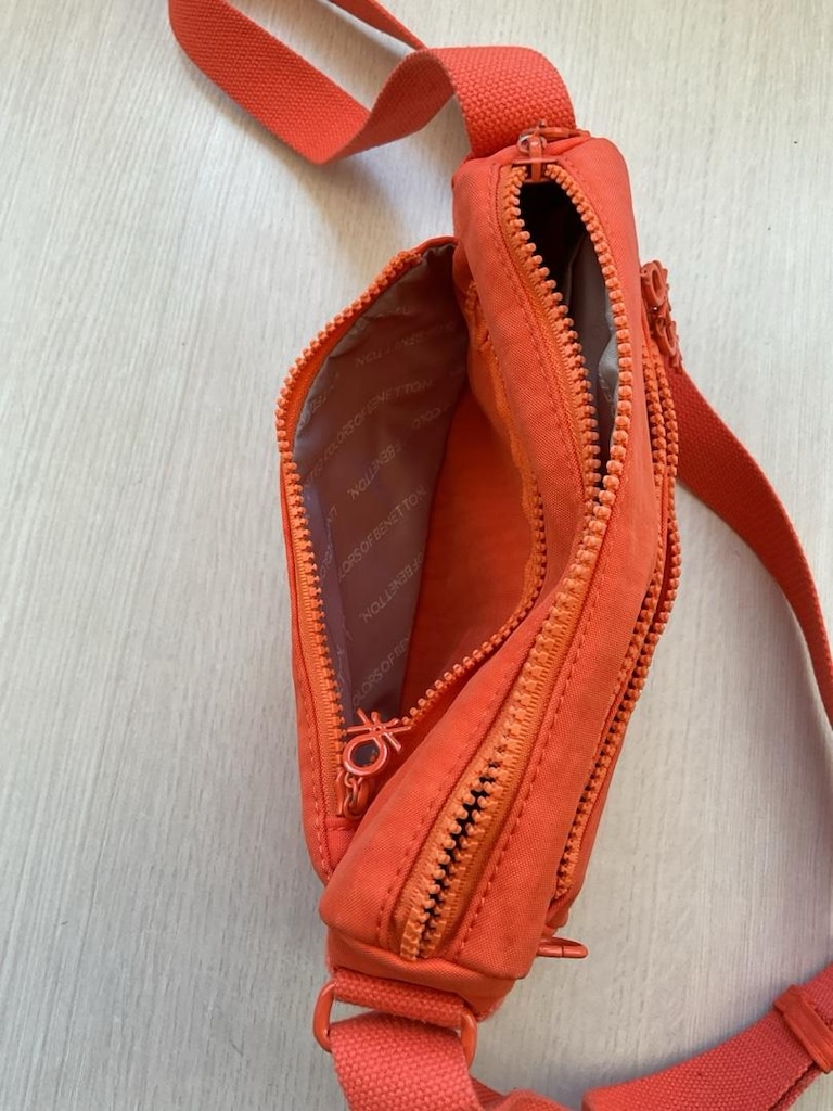 Benetton Turuncu Çanta - 8