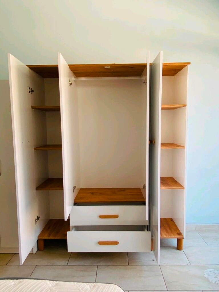 gardrop, bohem gardrop, elbise dolabı,4 kapaklı folap - 2