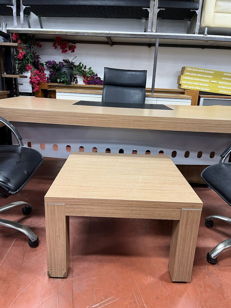 KLAS OFİS PENDİK 220x100 BÜROMODEL MARBELLA MAKAM TAKIMI - 6