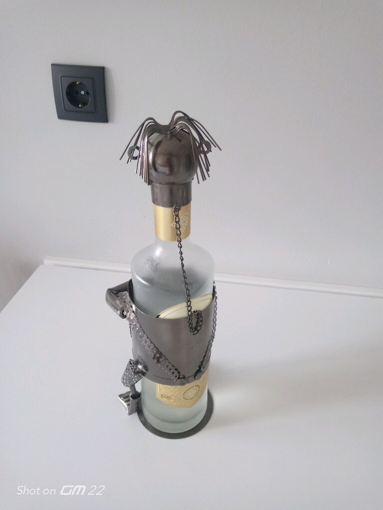 metal şise tutucu stand - 2