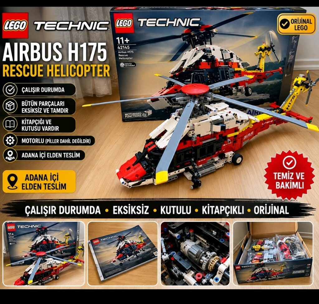 LEGO TECHNİC 42145 HELİCOPTER - 4