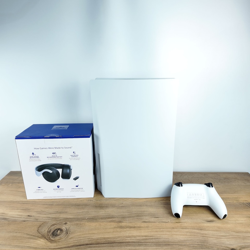 PLAYSTATION 5 STANDART CDLİ KASA TEK KOL + PULSE KULAKLIK SIFIR - 4