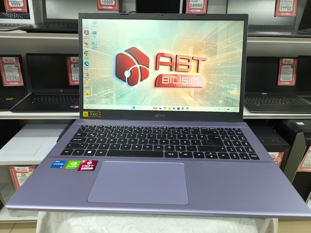 ABT BİLİŞİM - Acer I5-1235u 8 Gb Ram 512 Gb M.2 Mx550 2 Gb 15.6 İnç - 2