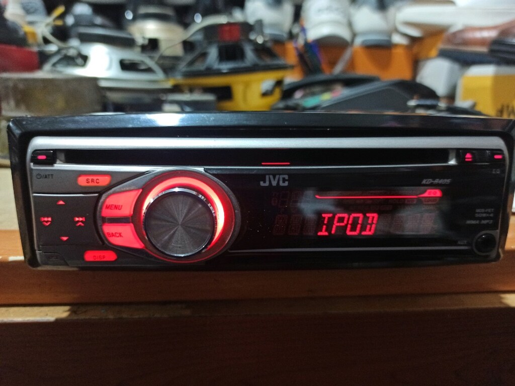 Eski seri tesisat teyibi jvc CD AUX RADYO tek anfi çıkışli oto teyp - 10