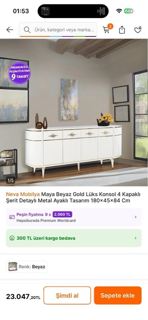 ATÖLYEDEN ŞIK KAVİSLİ OVAL KONSOL UYGUN FİYAT-SIFIR-RENK SEÇENEĞİ İLE - 8